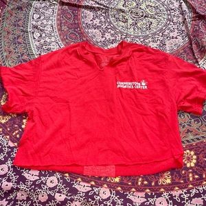 Cropped lifeguard shirt
